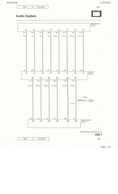 2007 TL Audio and Navi Wiring Diagram - AcuraZine - Acura Enthusiast